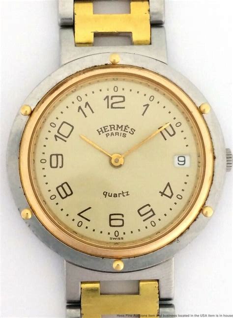 hermes watch antique|Hermes unisex 2101079 watch.